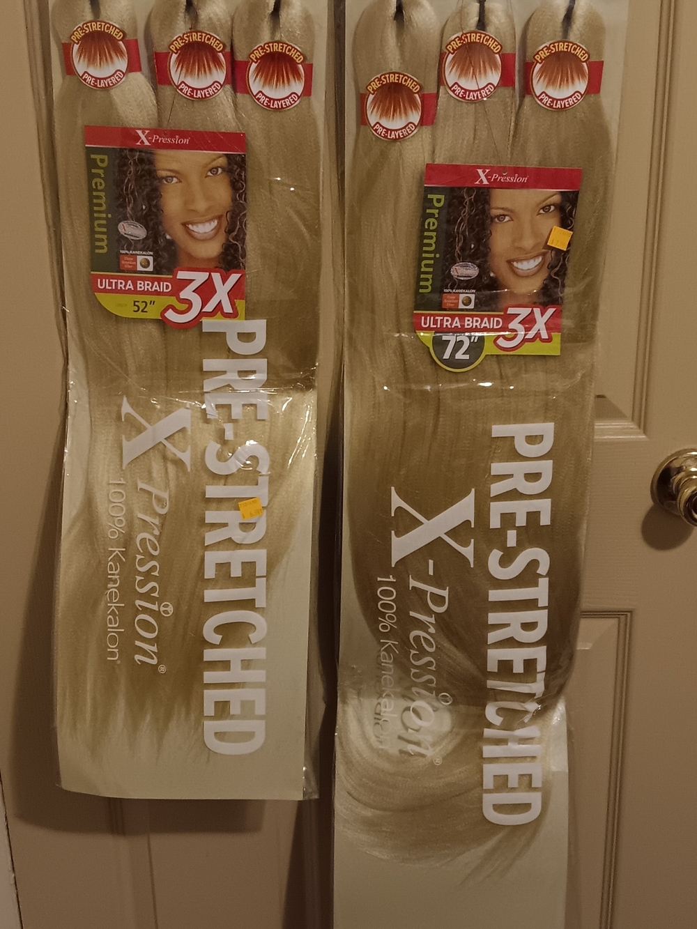 Pre-Stretched Ultra Braid Synthetic Hair - Blonde